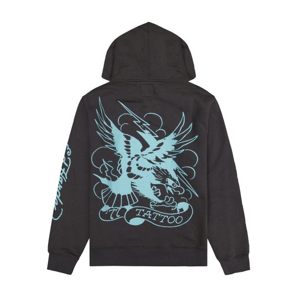 77 Eagle Fleece Pullover Hoodie - Image 3