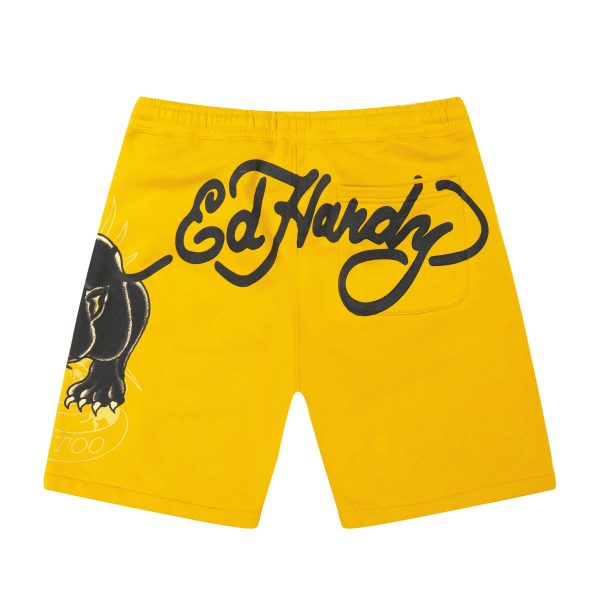 Crouching Panther Fleece Short - Image 2
