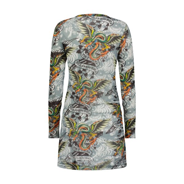 Dragon Wings Mesh Dress