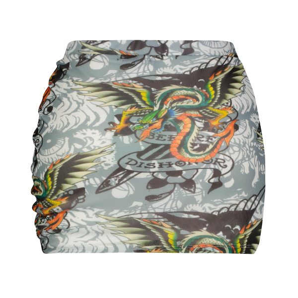 Dragon Wings Mesh Skirt - Image 2