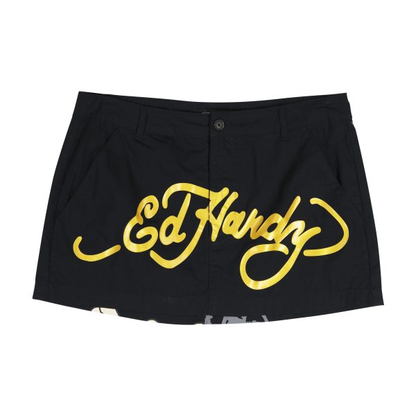 LKS Skull Poplin Mini Skirt - Image 2