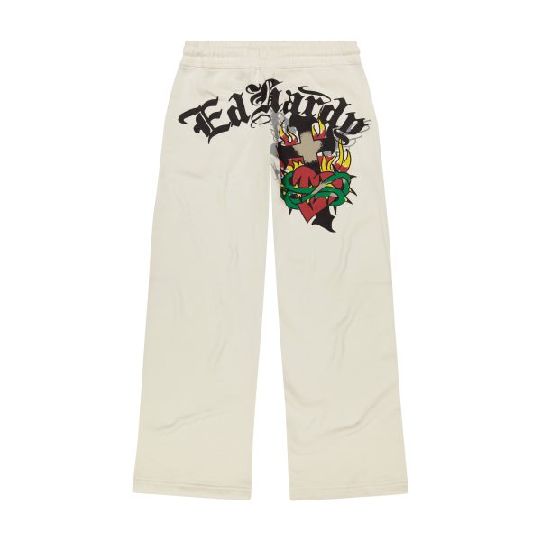 Sacred Heart Sweatpants - Ivory - Image 2
