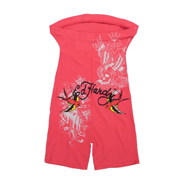 Tiger Skull Ribbed Tube Romper - Image 3