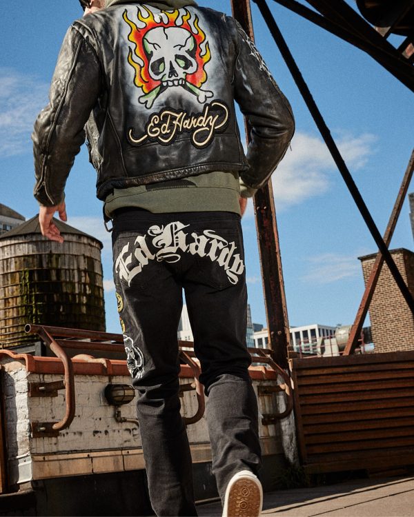 Dagger Skull Slim Taper Jean - Image 4
